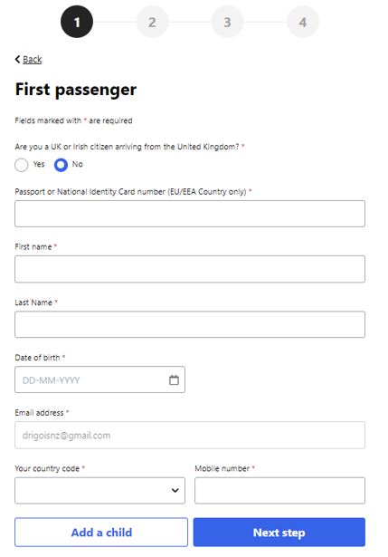 Passenger Locator Form1