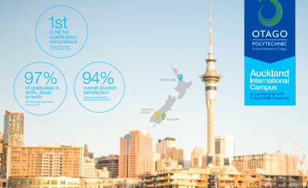 Bolsas de estudo de até NZD12.000 na Otago Polytechnic!